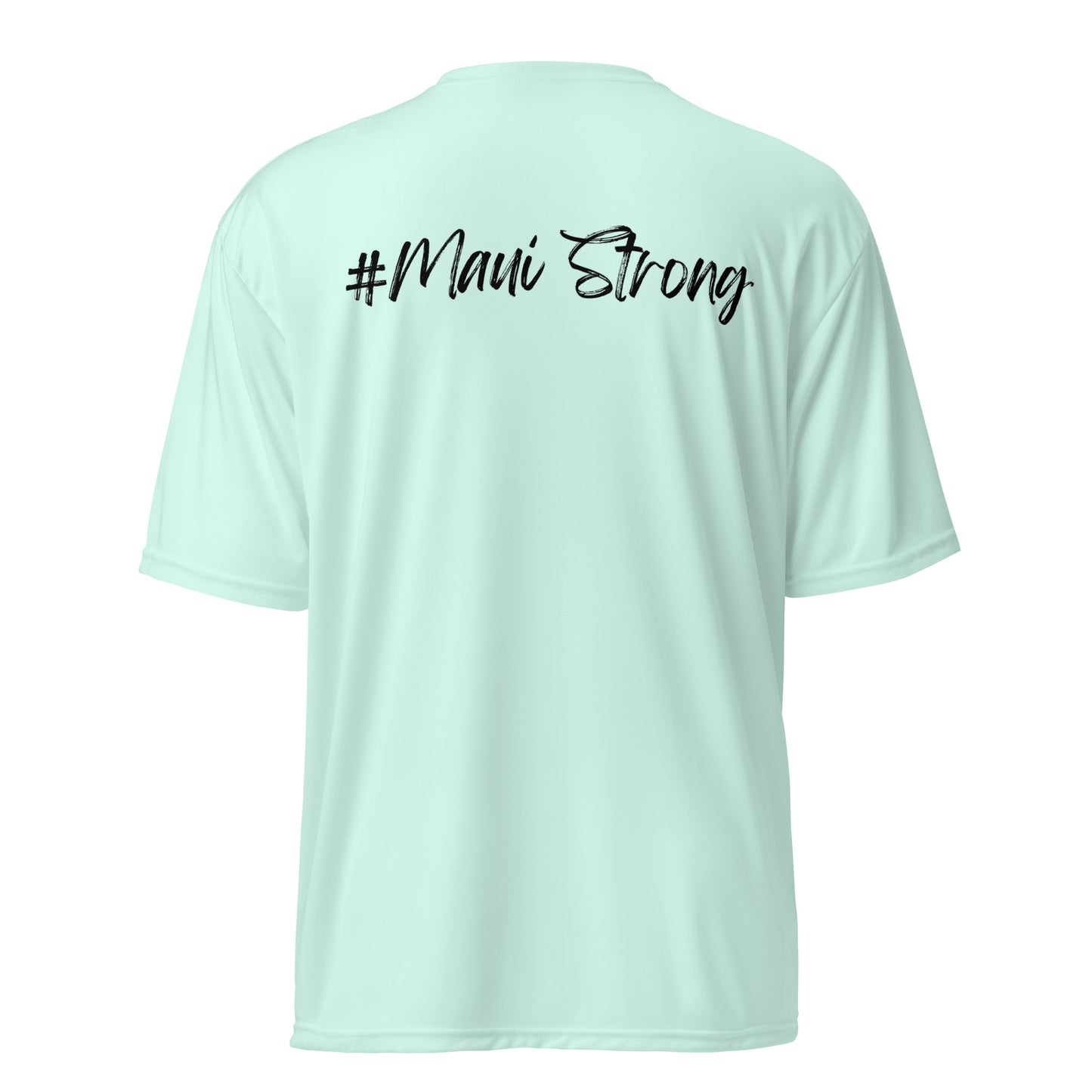 Unisex performance crew neck t-shirt Maui Banyan Tree