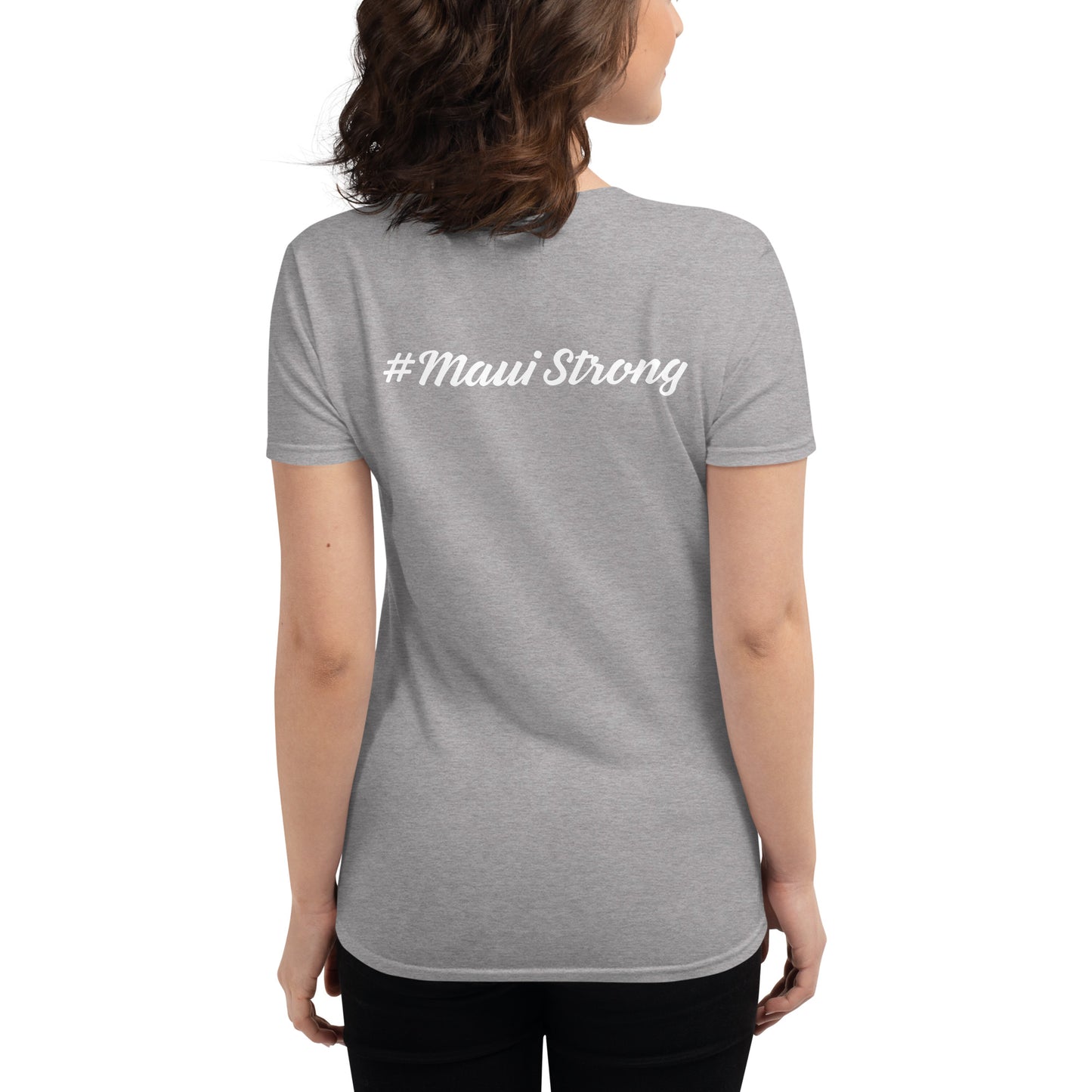 Women's short sleeve t-shirt with Banyan Tree
