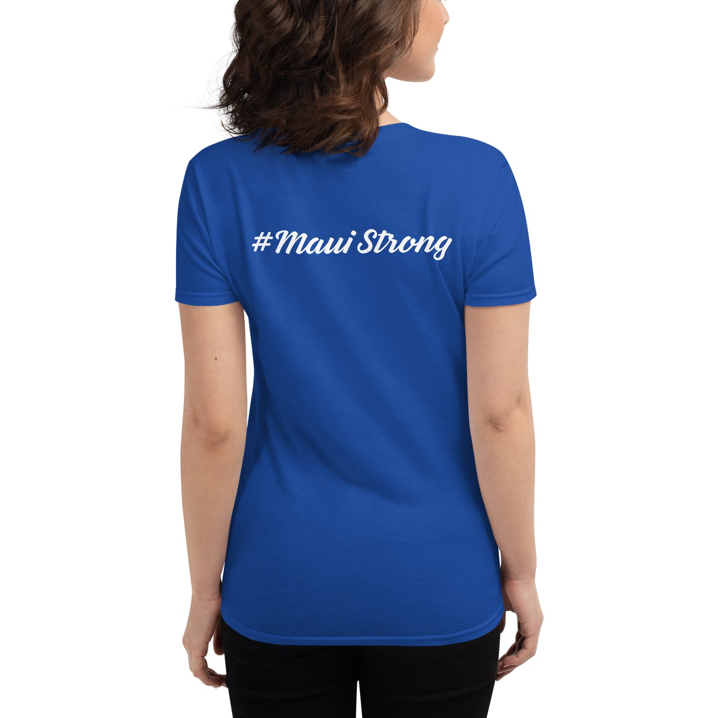 Women's short sleeve t-shirt with Banyan Tree