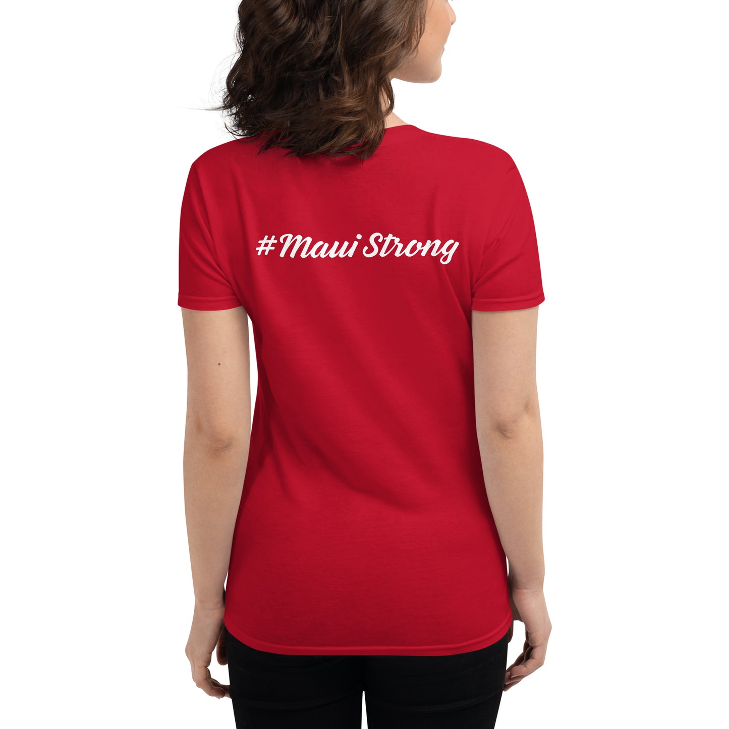 Women's short sleeve t-shirt with Banyan Tree