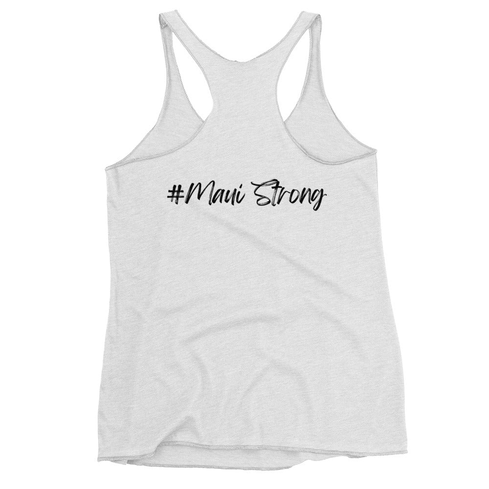 Women's Racerback Tank Maui Banyan Tree