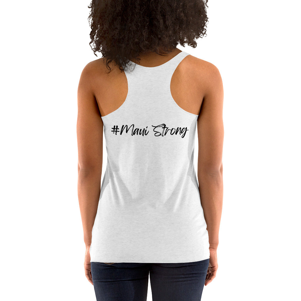 Women's Racerback Tank Maui Banyan Tree