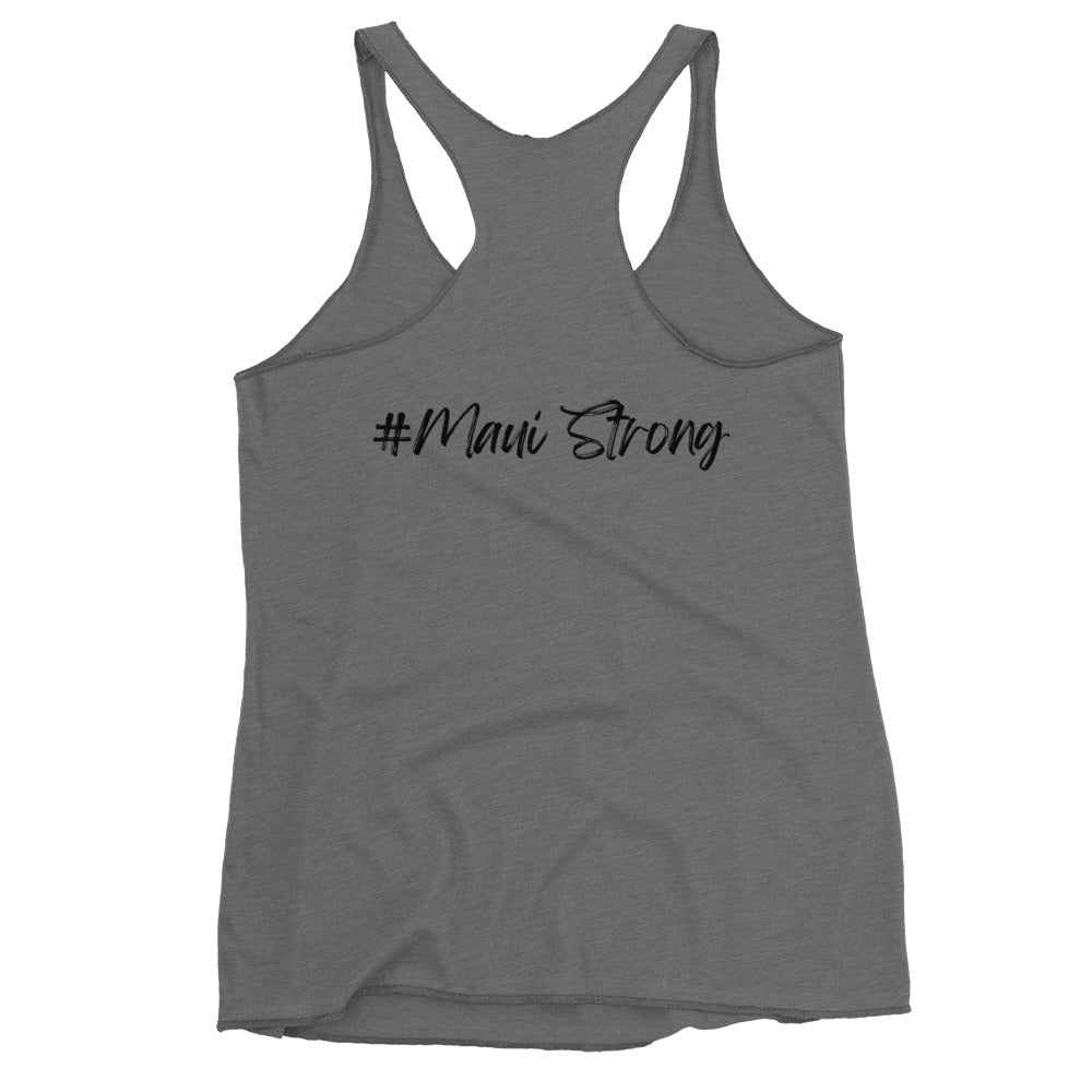 Women's Racerback Tank Maui Banyan Tree