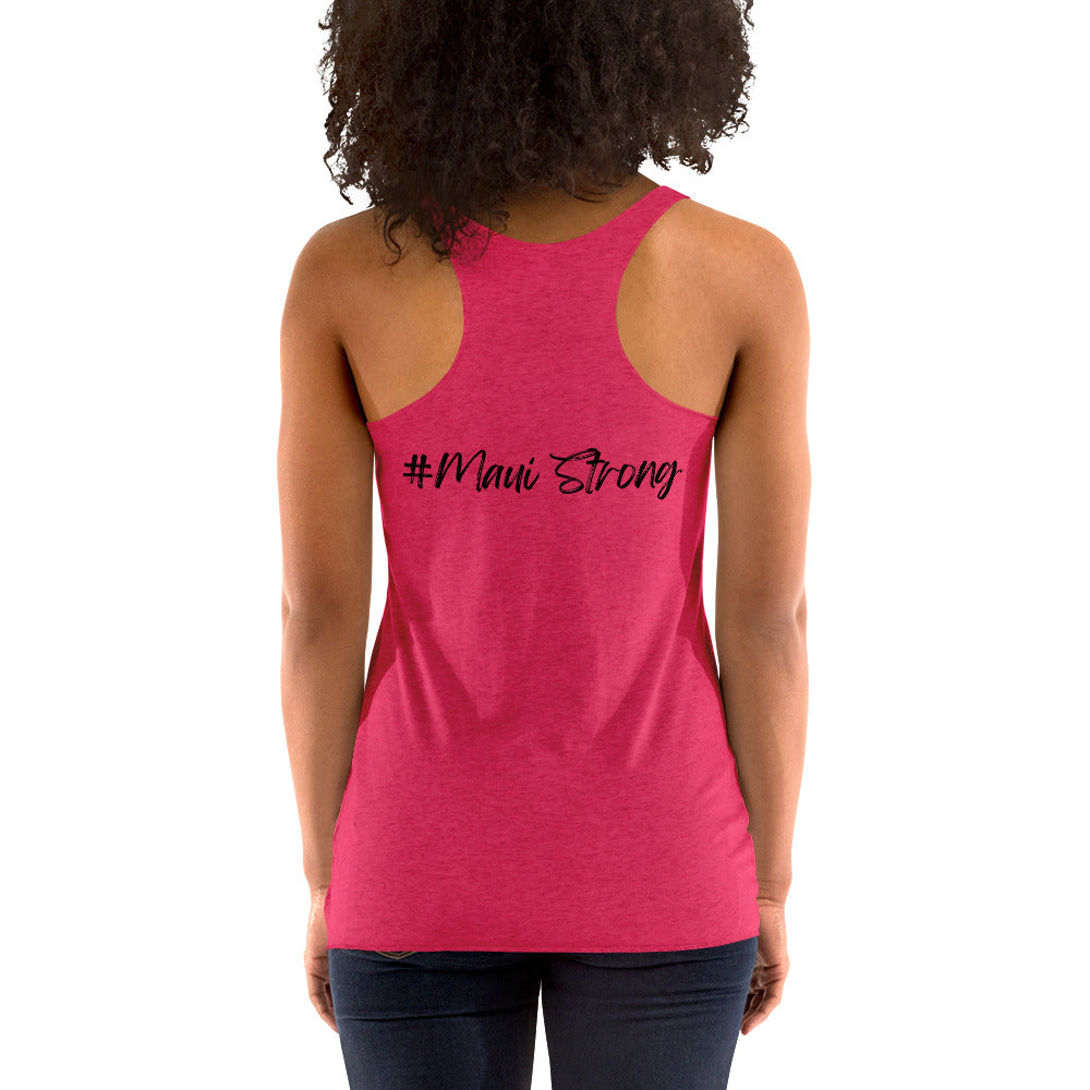 Women's Racerback Tank Maui Banyan Tree