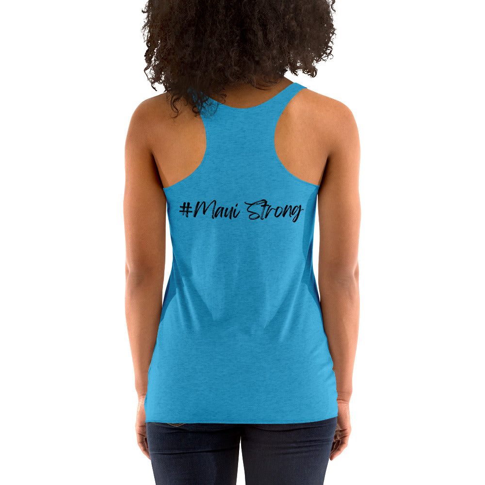 Women's Racerback Tank Maui Banyan Tree