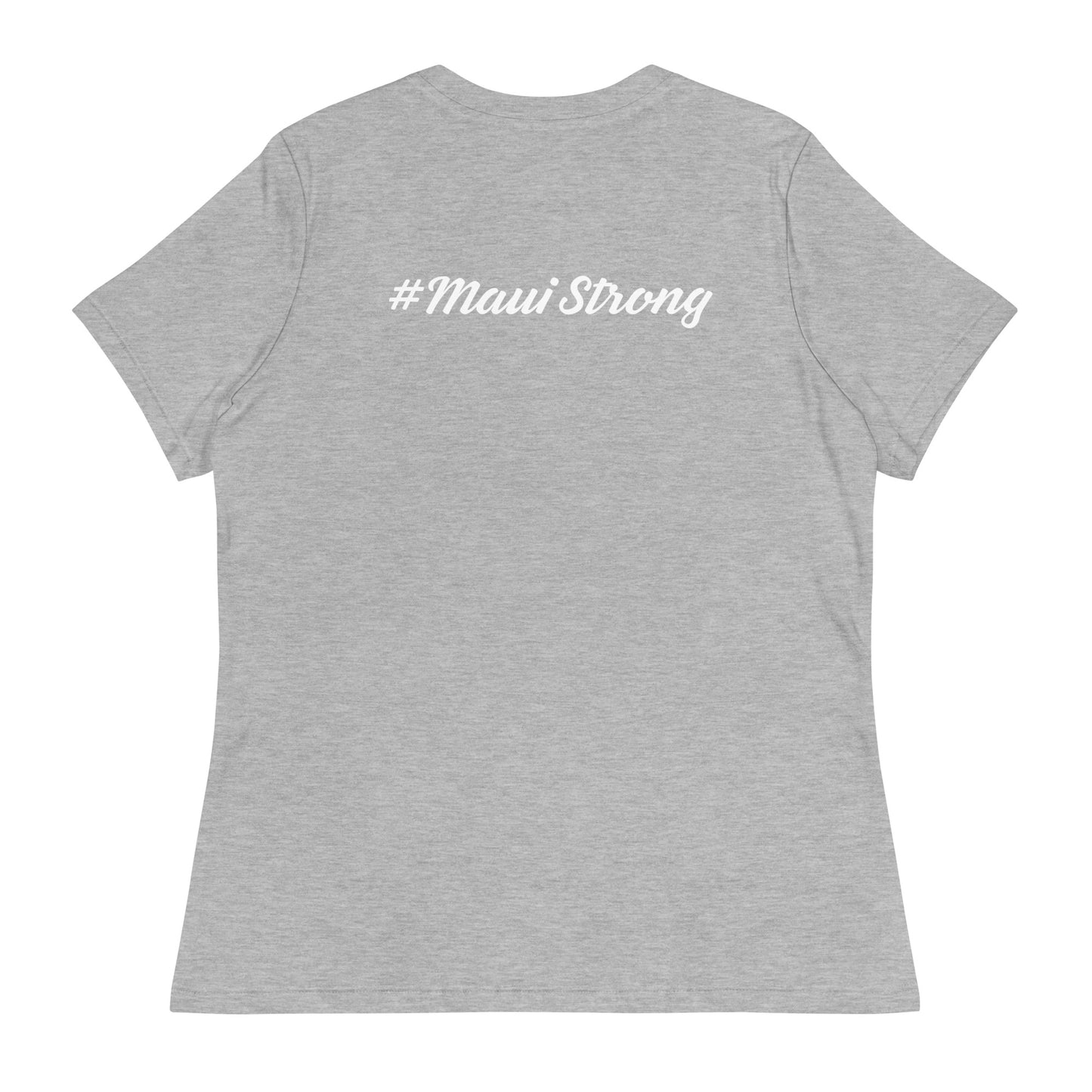 Women's Relaxed T-Shirt with Maui Banyan Tree