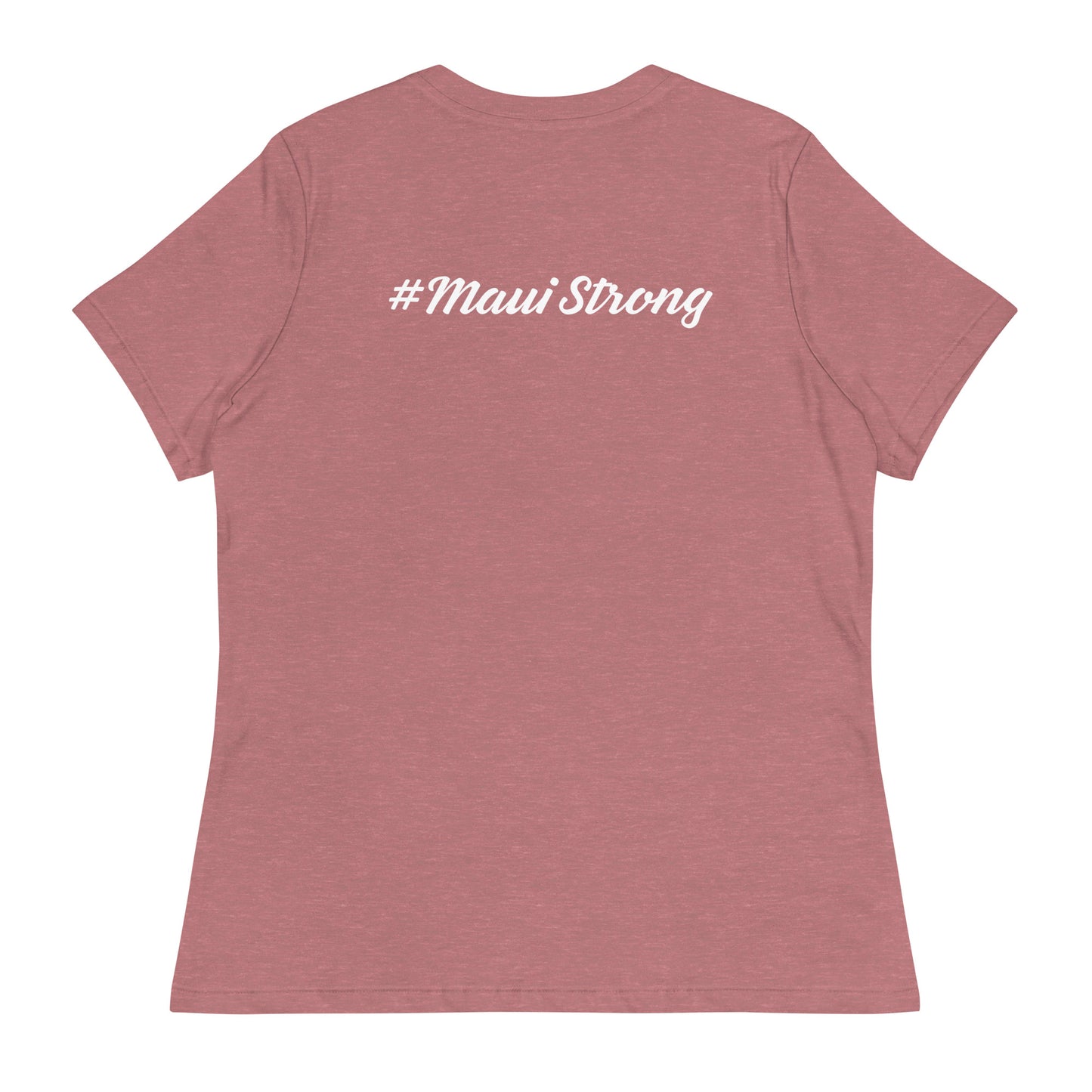 Women's Relaxed T-Shirt with Maui Banyan Tree