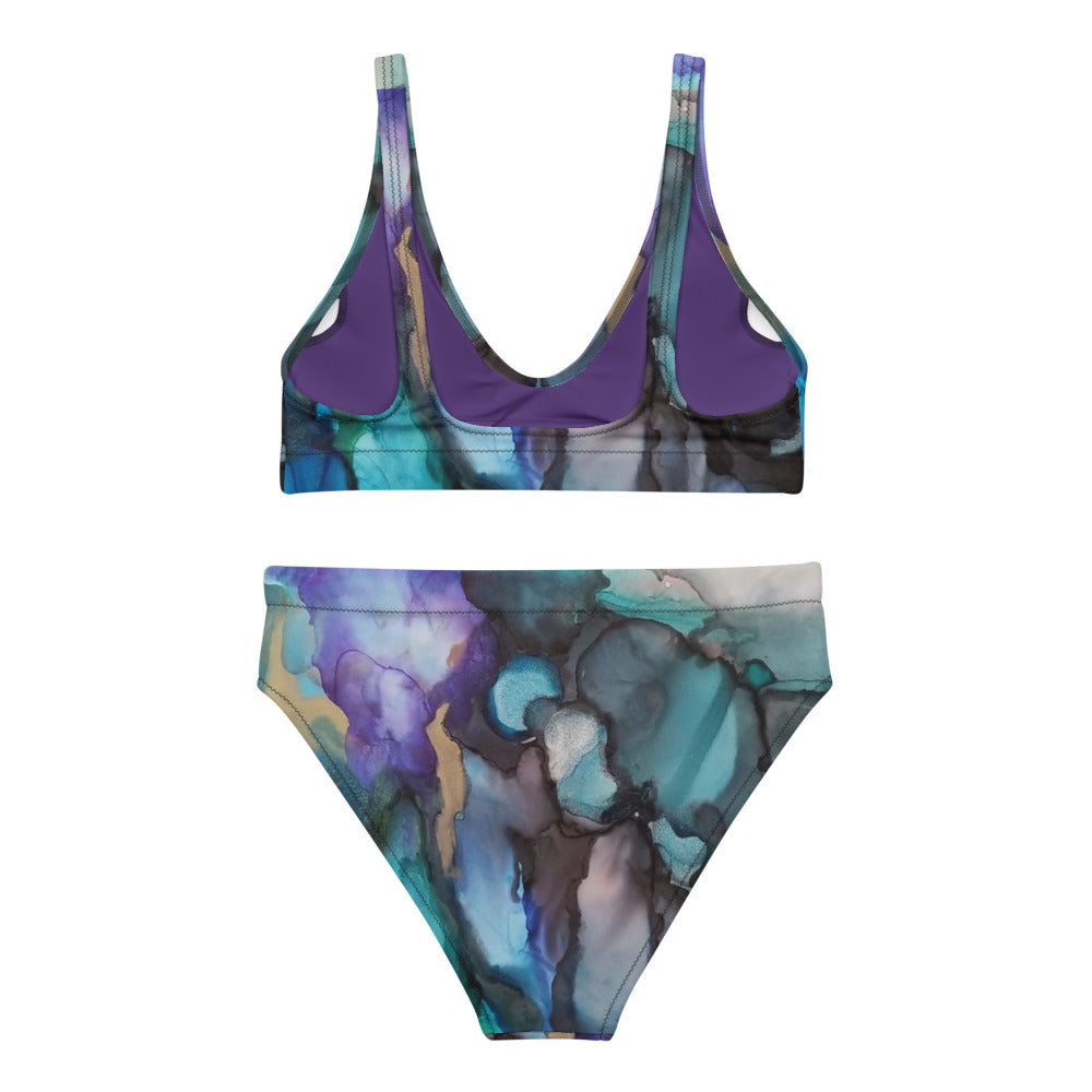 Eco-Friendly High-Waisted Bikini in Alc EL