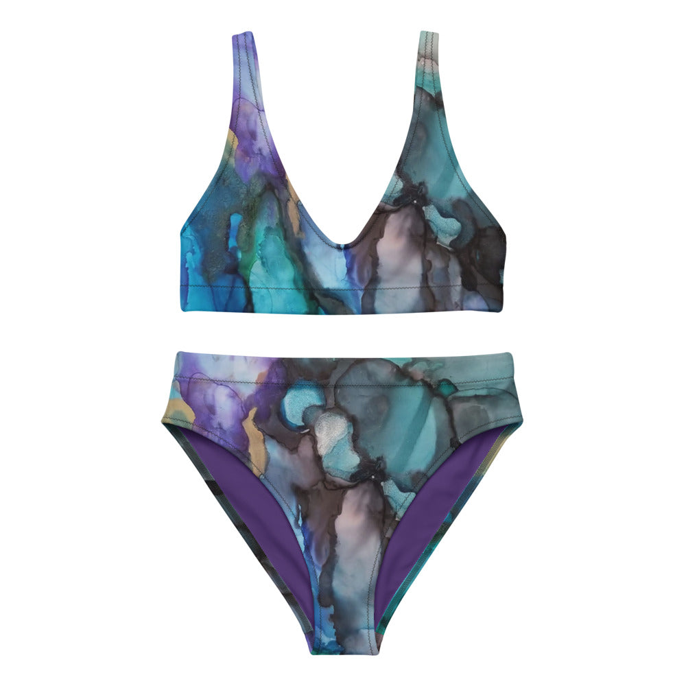 Eco-Friendly High-Waisted Bikini in Alc EL