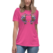 Load image into Gallery viewer, Women's Relaxed T-Shirt Hummingbirds