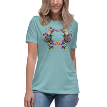 Load image into Gallery viewer, Women's Relaxed T-Shirt Hummingbirds