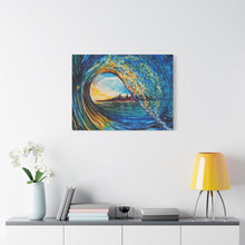 Load image into Gallery viewer, Kasey&#39;s Wave | Canvas Print of Original Watercolor
