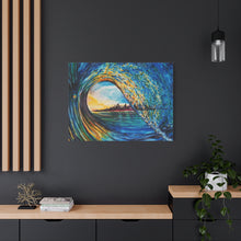 Load image into Gallery viewer, Kasey&#39;s Wave | Canvas Print of Original Watercolor
