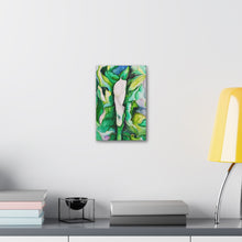 Load image into Gallery viewer, Lauri&#39;s Calla Lily | Satin Canvas Print of Original Watercolor
