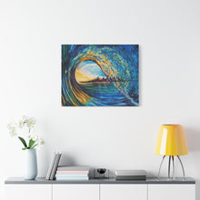 Load image into Gallery viewer, Kasey&#39;s Wave | Canvas Print of Original Watercolor
