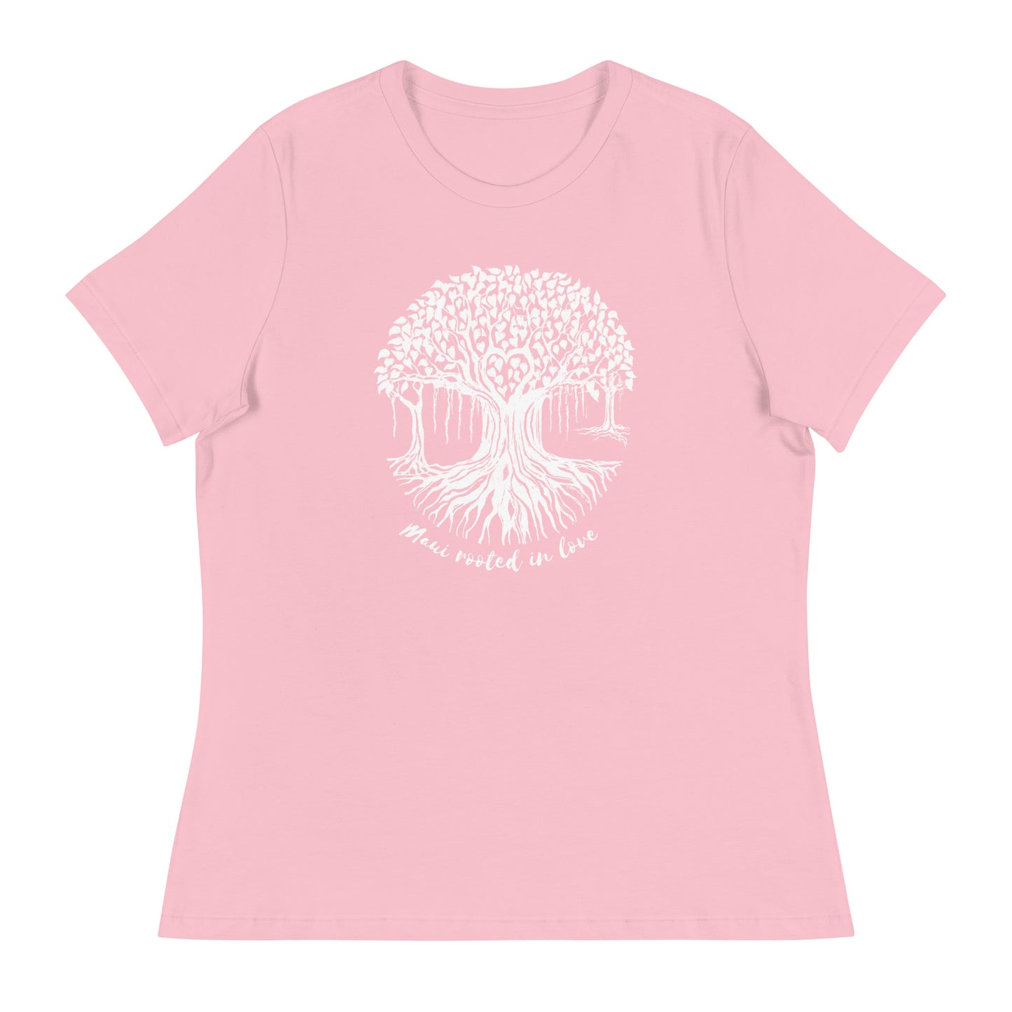 Women's Relaxed T-Shirt with Maui Banyan Tree