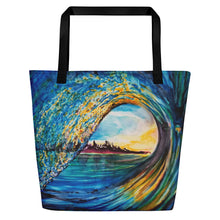 Load image into Gallery viewer, Beach Bag in Kasey&#39;s Wave
