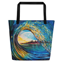 Load image into Gallery viewer, Beach Bag in Kasey&#39;s Wave
