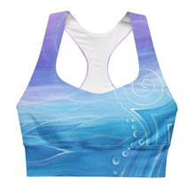 Load image into Gallery viewer, Longline sports bra in Seed of LIfe
